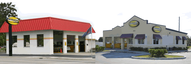Photograph of the building in Palmetto and the building in Parrish.